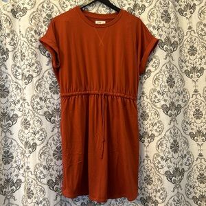 Maurice’s Orange Casual Tie Waist Dress